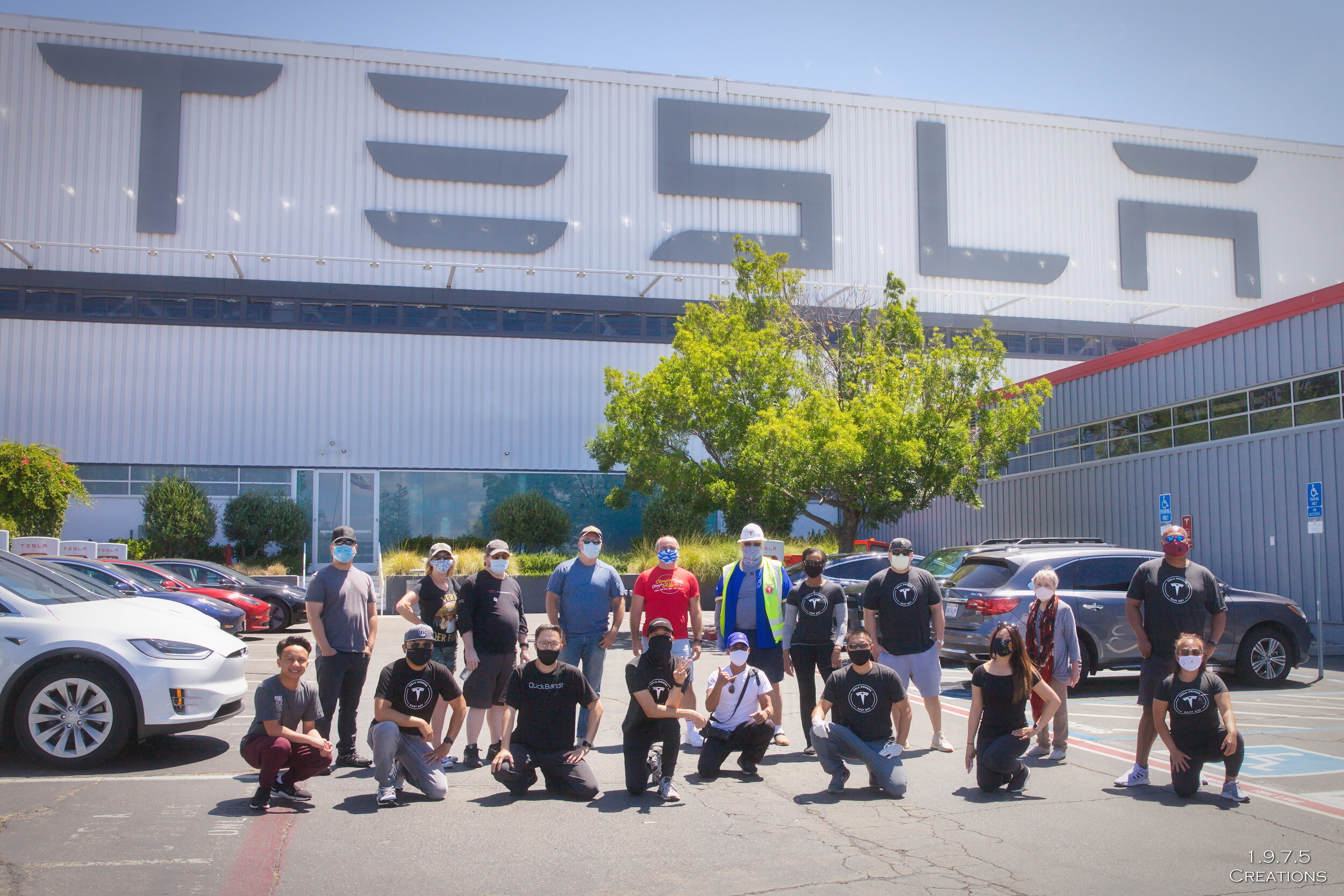 June 13th, 2020. East Bay Club post drive parking lot lunch + socially-distant hangout.